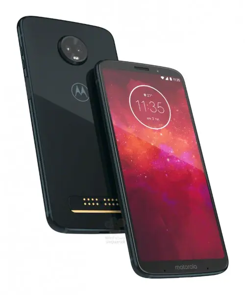 Moto Z3 Play появился на рендерах до анонса