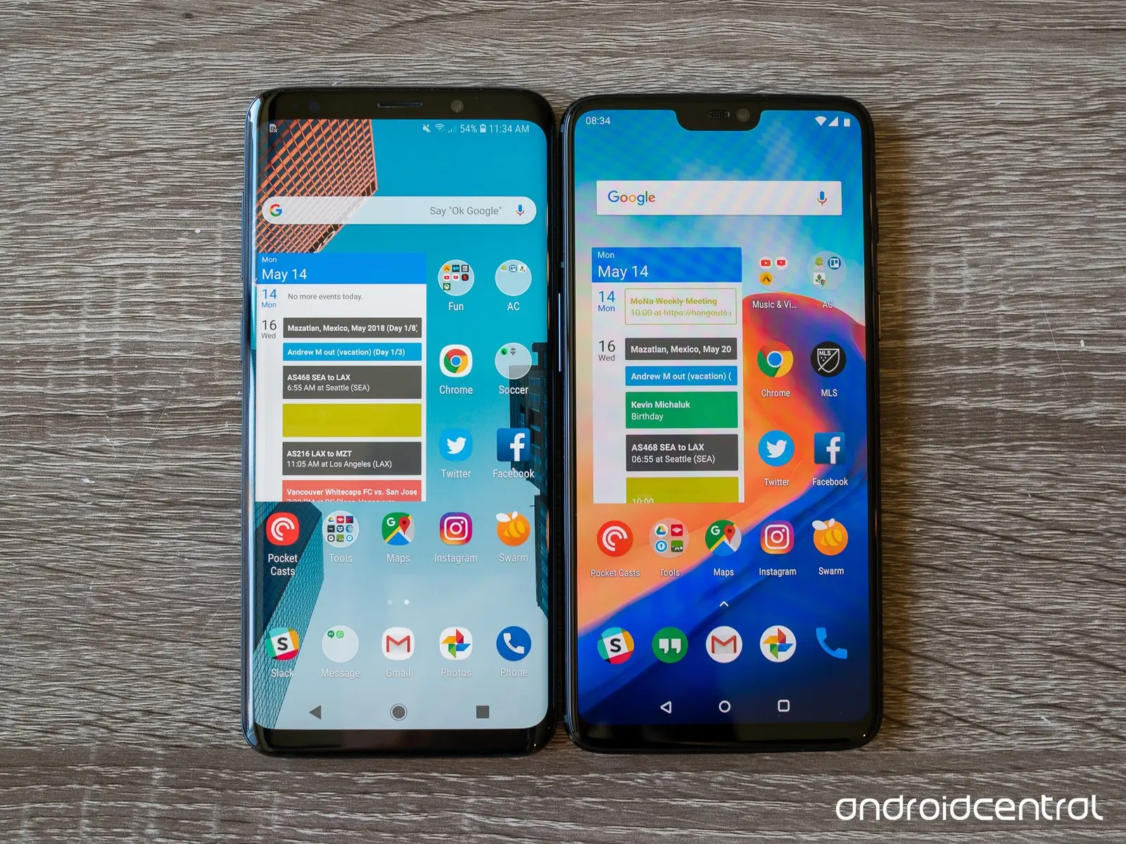 OnePlus 6 и Samsung Galaxy S9, кто предпочтительнее?