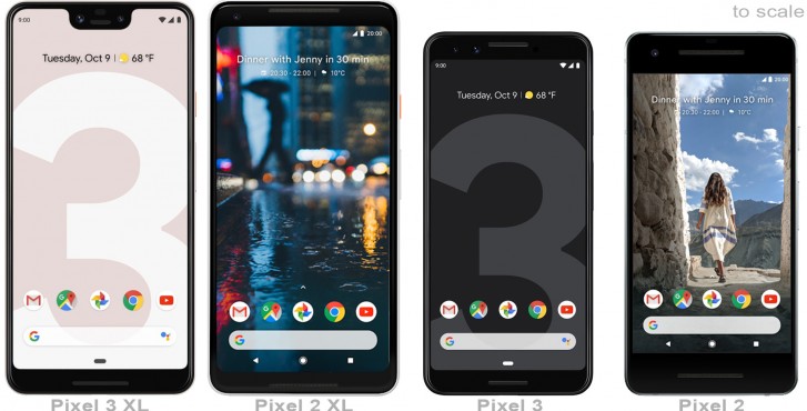 Google Pixel 3 и Pixel 3 XL представлены официально. В чём различия?