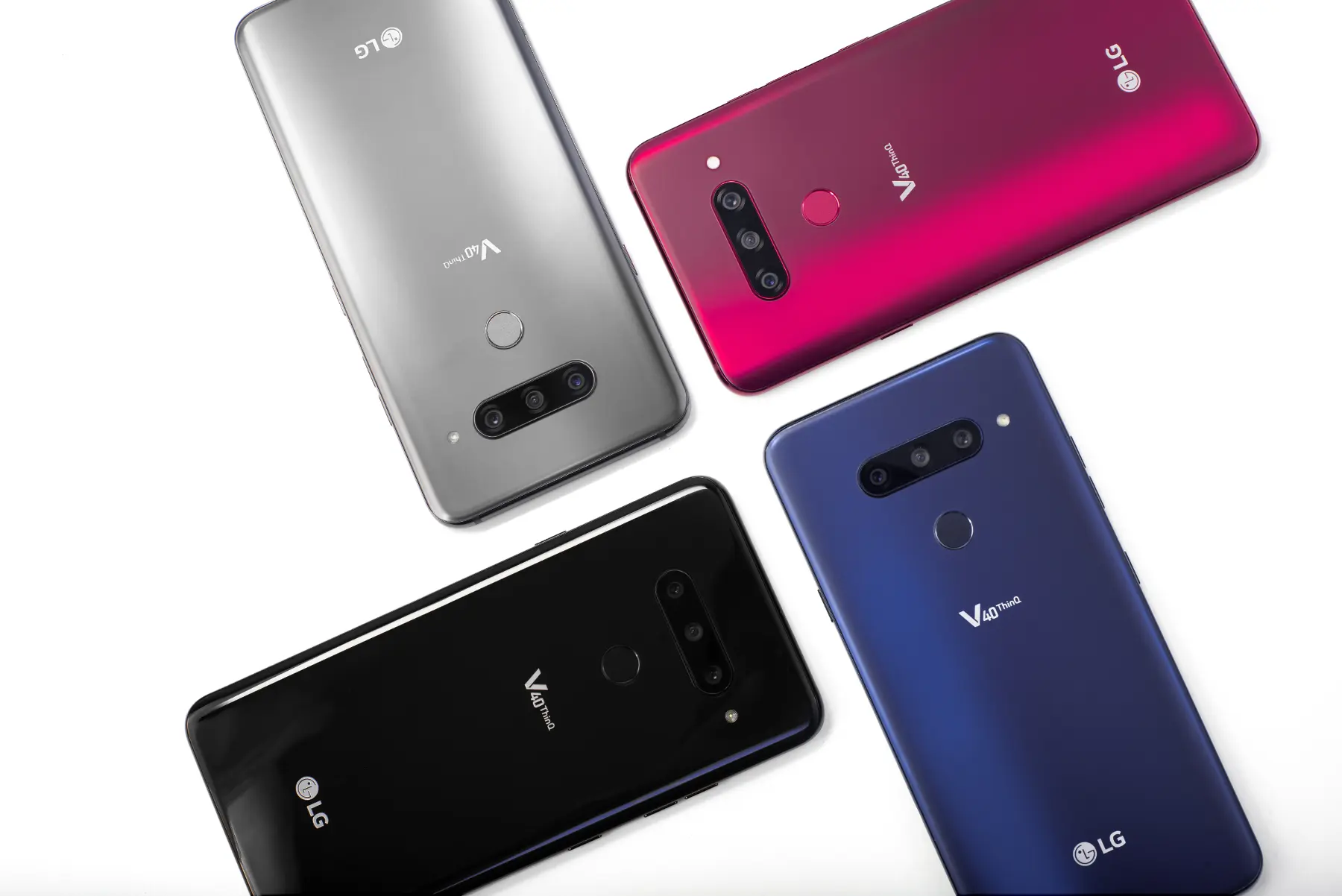 Тройная основная и двойная селфи камеры у нового LG V40 ThinQ