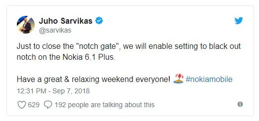 Google запретила Nokia скрывать чёлки