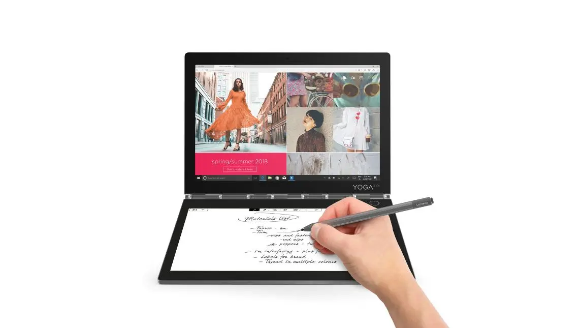 Lenovo Yoga Book C930 получил второй экран с технологией E Ink