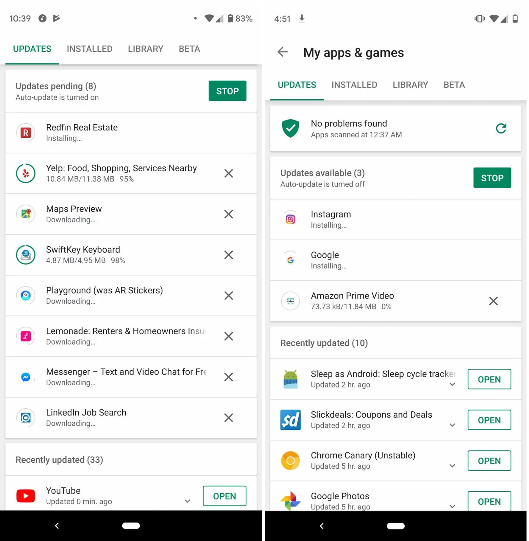 В Google Play Store скоро появятся многопоточные загрузки прилоржений