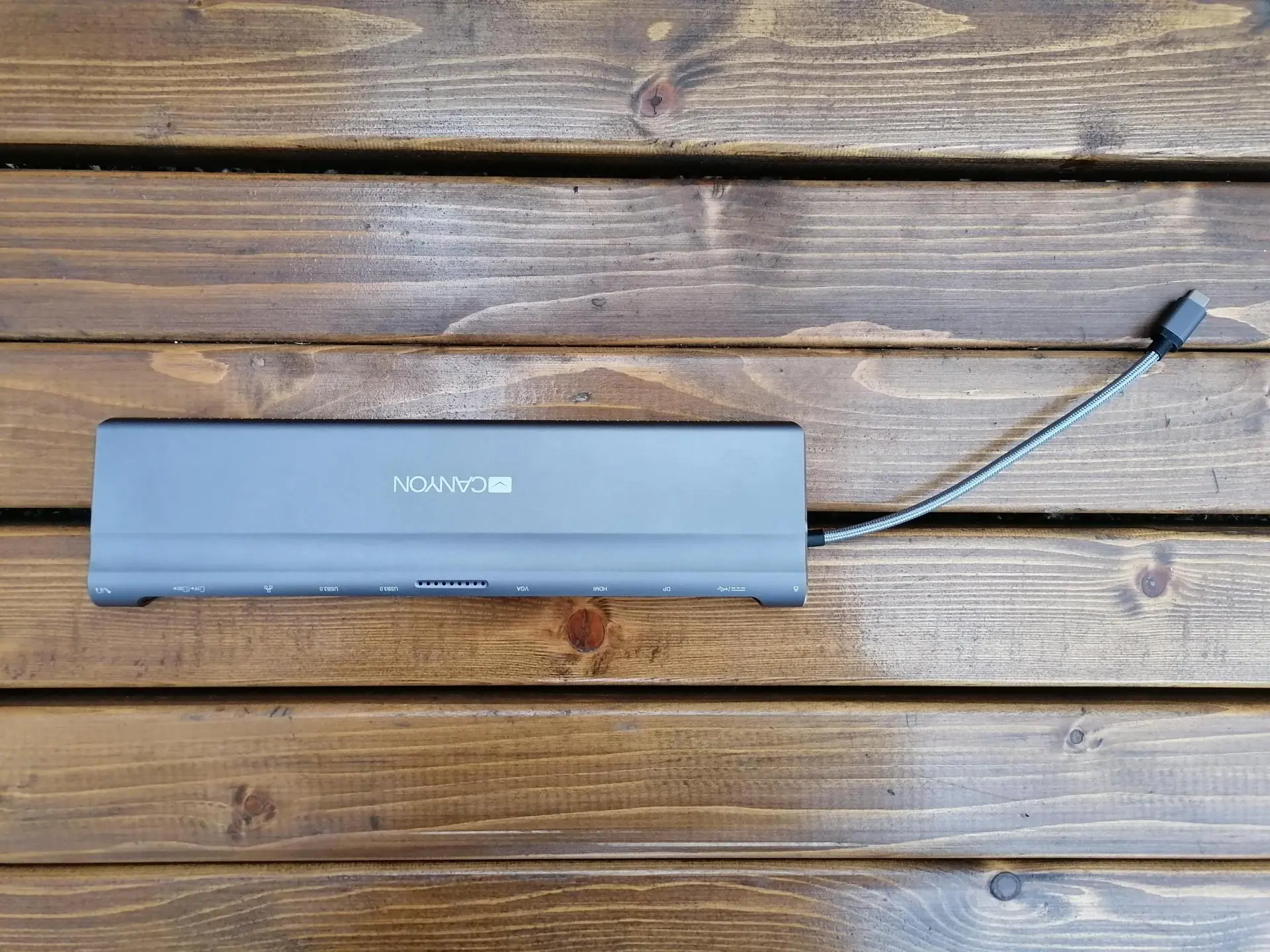 Обзор USB-концентратора Canyon 12-в-1 USB Type C (CNS-HDS09DG)
