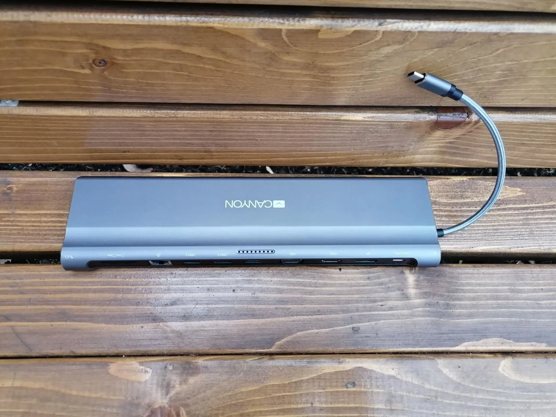 Обзор USB-концентратора Canyon 12-в-1 USB Type C (CNS-HDS09DG)