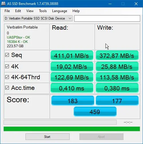 Обзор внешнего SSD Verbatim Store n Go 240 Gb