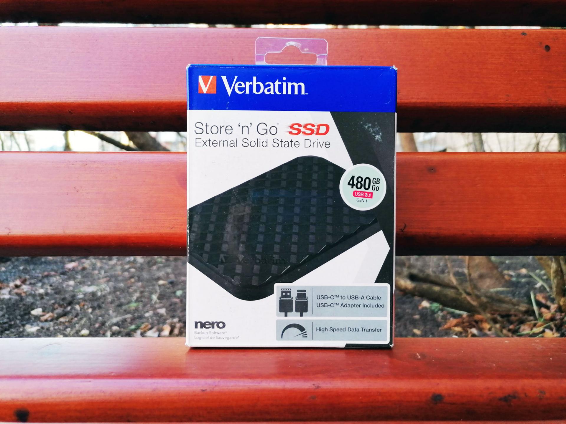 Обзор внешнего SSD Verbatim Store n Go 240 Gb