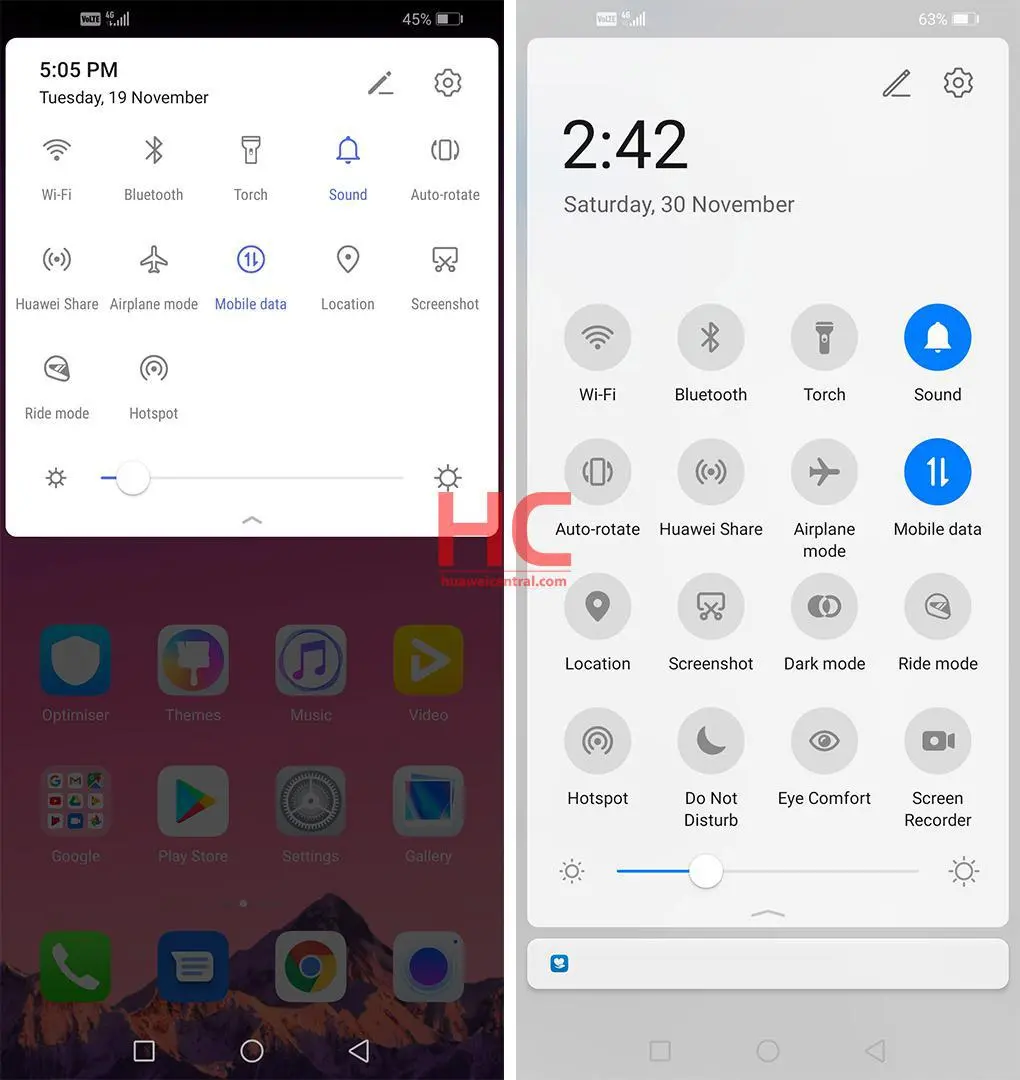 Сравниваем новый интерфейс EMUI 10 и EMUI 9.1. Huawei удалось хорошо?