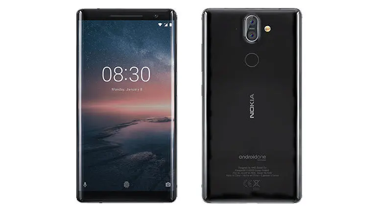 Nokia 8 Sirocco начал получать обновление до Android Pie