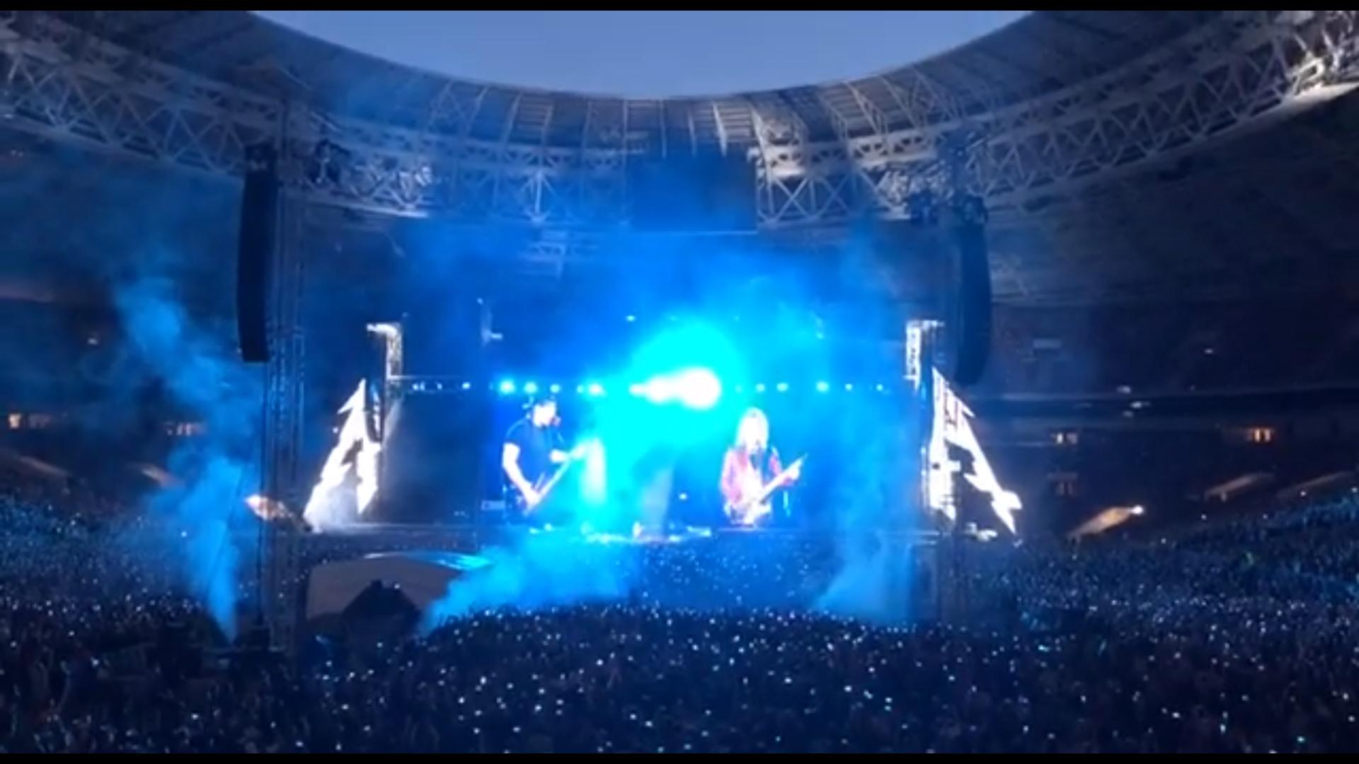 Metallica исполнила «группу крови» Виктора Цоя на концерте в Москве