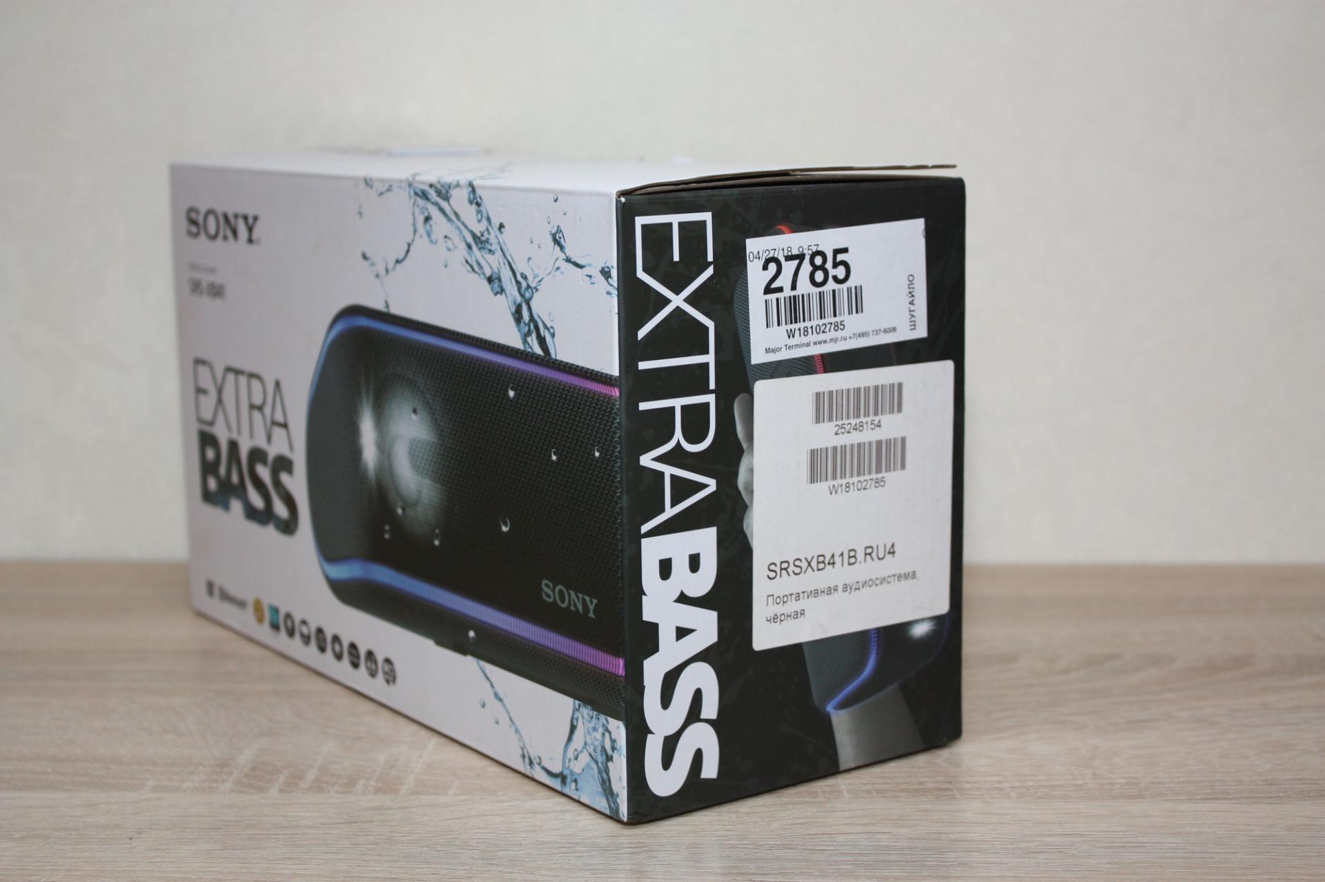 Обзор беспроводной колонки Sony SRS-XB41 Extra Bass