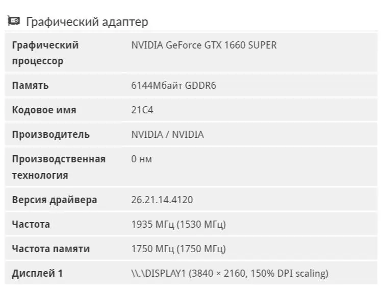 Обзор видеокарты PALIT GeForce GTX 1660 SUPER GP