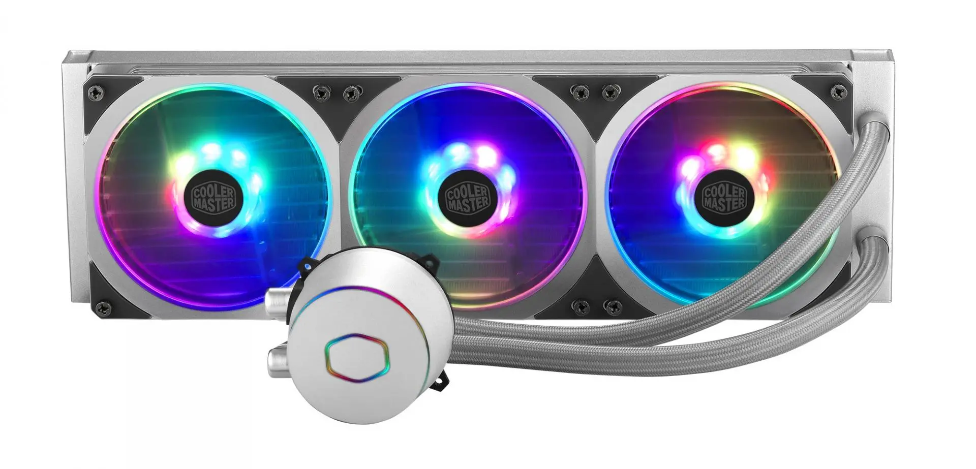 Cooler Master выпускает новую жидкостную систему охлаждения процессора MasterLiquid ML360P Silver Edition