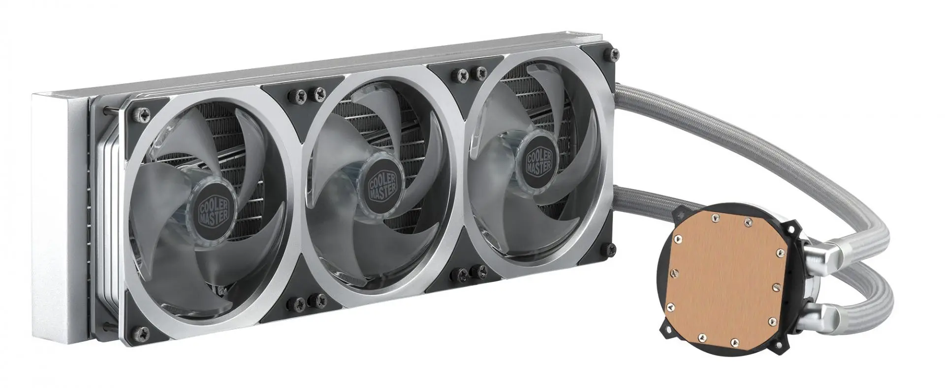 Cooler Master выпускает новую жидкостную систему охлаждения процессора MasterLiquid ML360P Silver Edition