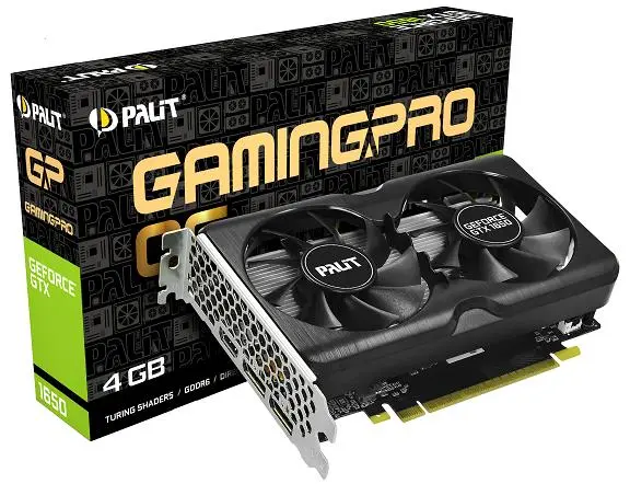 Palit выпустила GeForce GTX 1650 GamingPro на базе скоростной памяти GDDR6