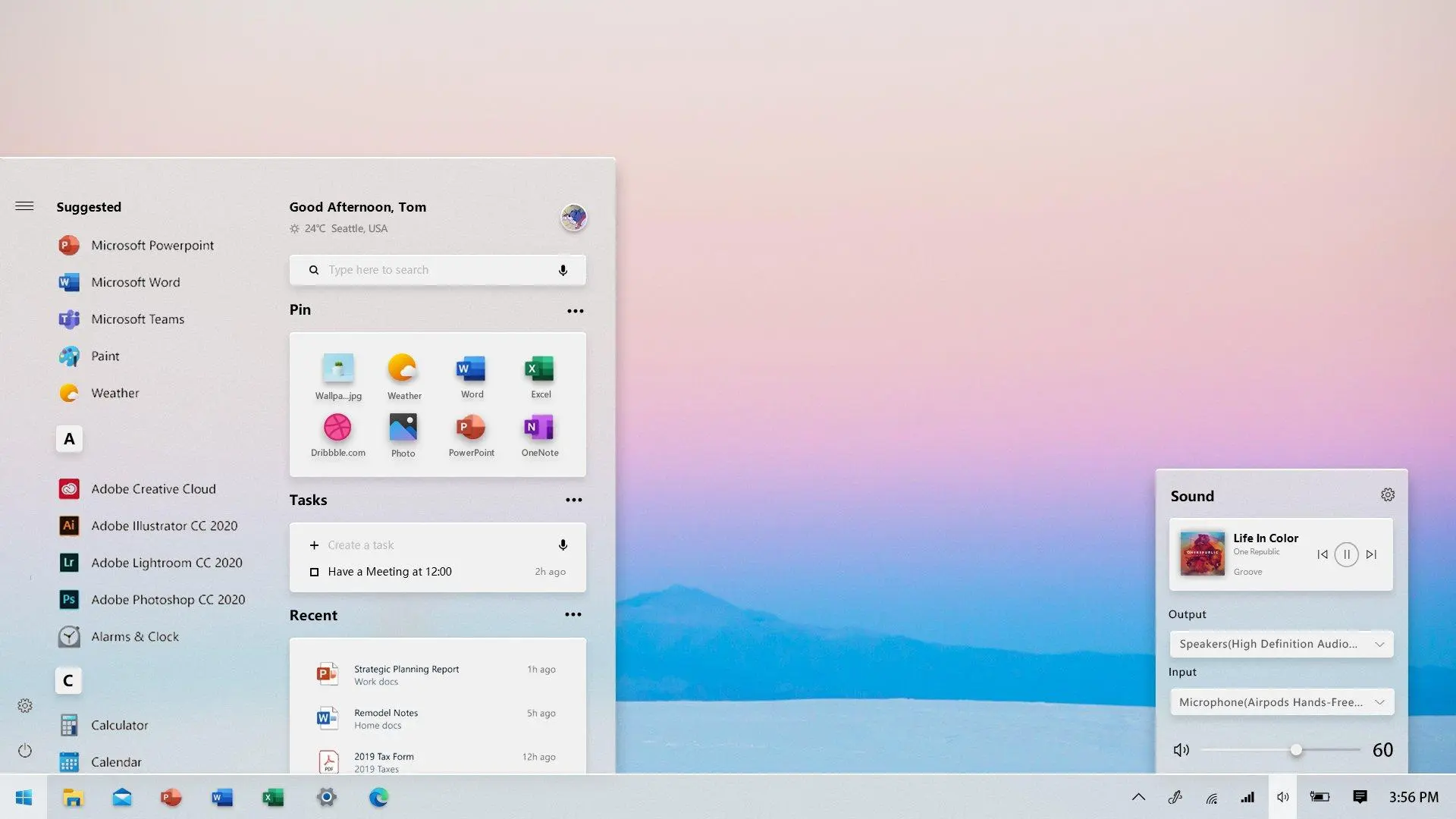 Так могла бы выглядеть Windows 10 — проект Acrylic