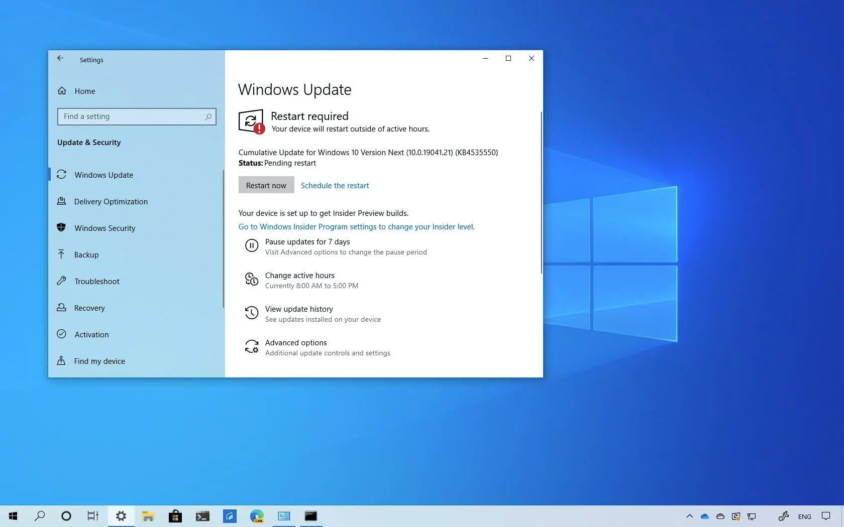 Windows 10 версии 2004 может выйти уже в мае