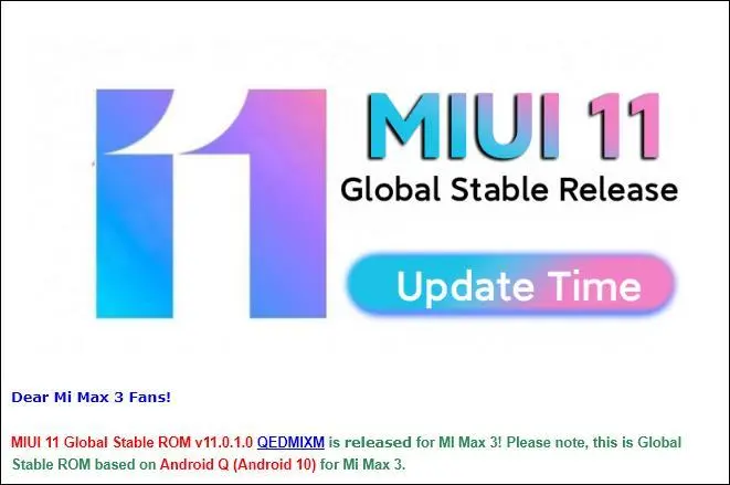 Xiaomi Mi Max 3 & Mi 8 Lite начали получать Android 10 и MIUI 11