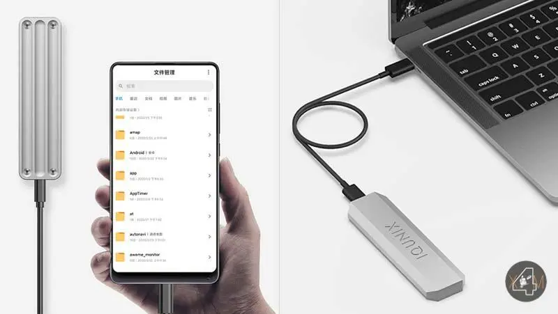 Xiaomi выпускает кейс для подключения SSD к смартфону