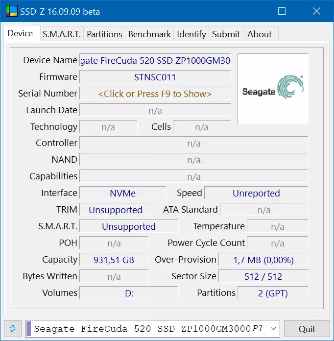Тест-драйв SSD NVMe Seagate Firecuda 520, 1 Тб