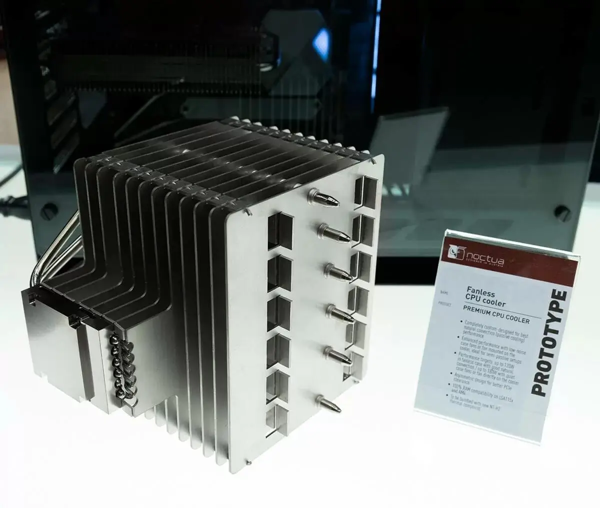 Noctua готовит бесшумный ПК-кулер без вентиляторов. Чем он хорош?