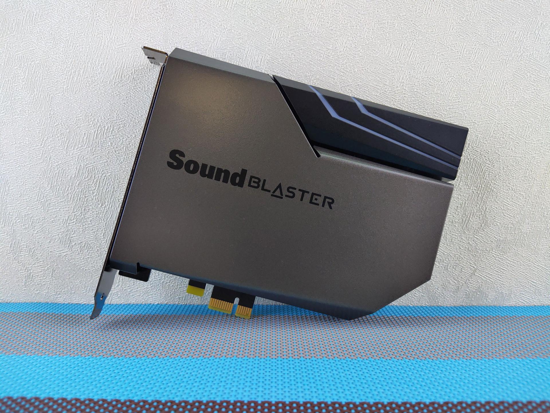 Обзор звуковой карты Creative Sound Blaster AE-7