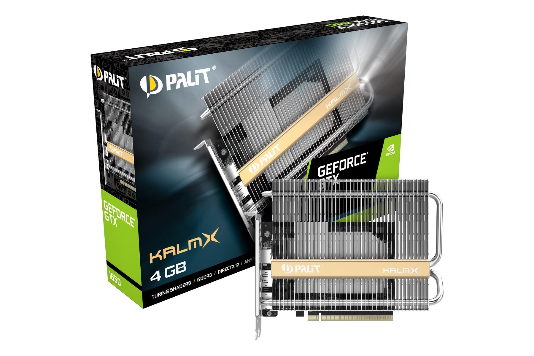 Palit выпустила абсолютно бесшумную видеокарту GeForce GTX 1650 KalmX