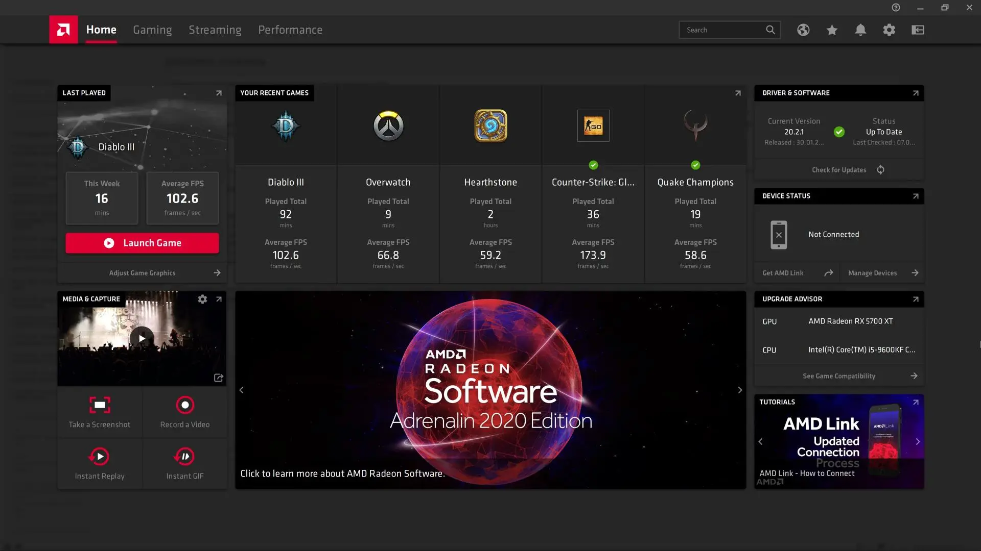 Скачиваем и обновляем драйвер видеокарт Radeon до Adrenalin 20.2.1 Beta