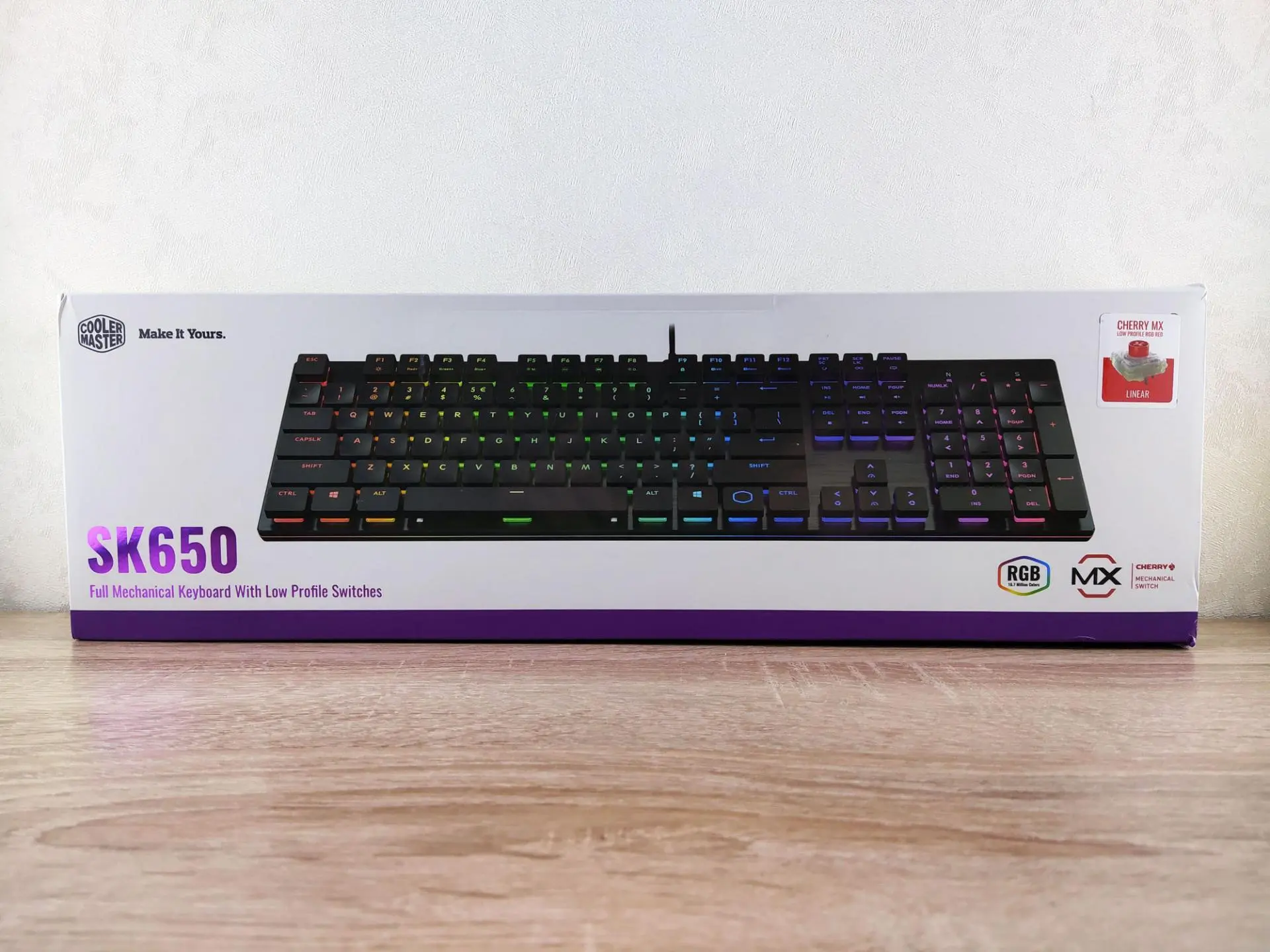 Обзор механической игровой низкопрофильной клавиатуры Cooler Master SK650
