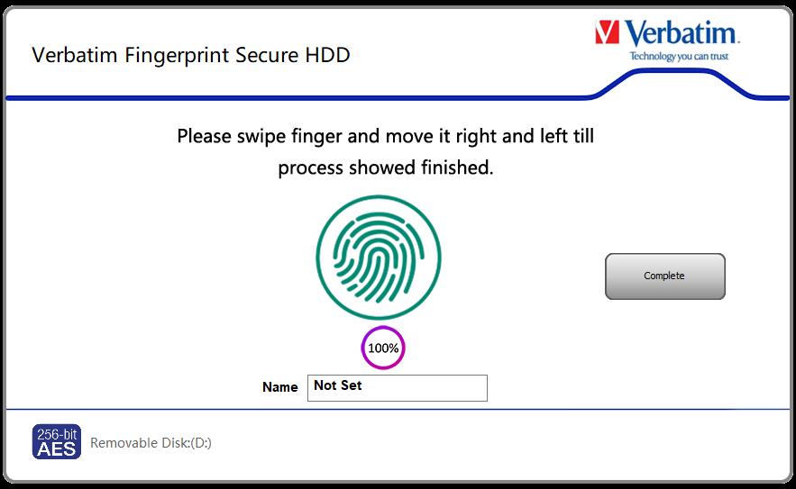Обзор внешнего жёсткого диска Verbatim Fingerprint Secure Hard Drive