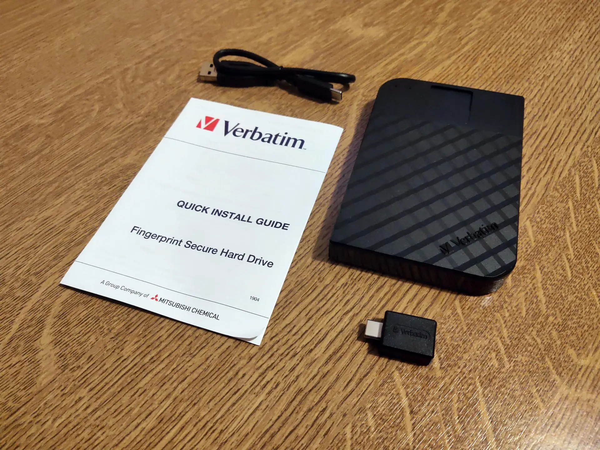 Обзор внешнего жёсткого диска Verbatim Fingerprint Secure Hard Drive