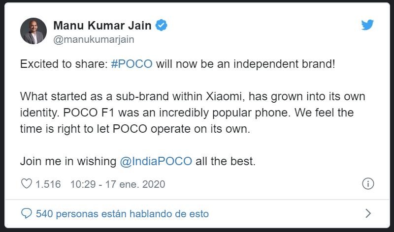 Pocophone станет отдельным независимым брендом. Больше смартфонов Xiaomi!
