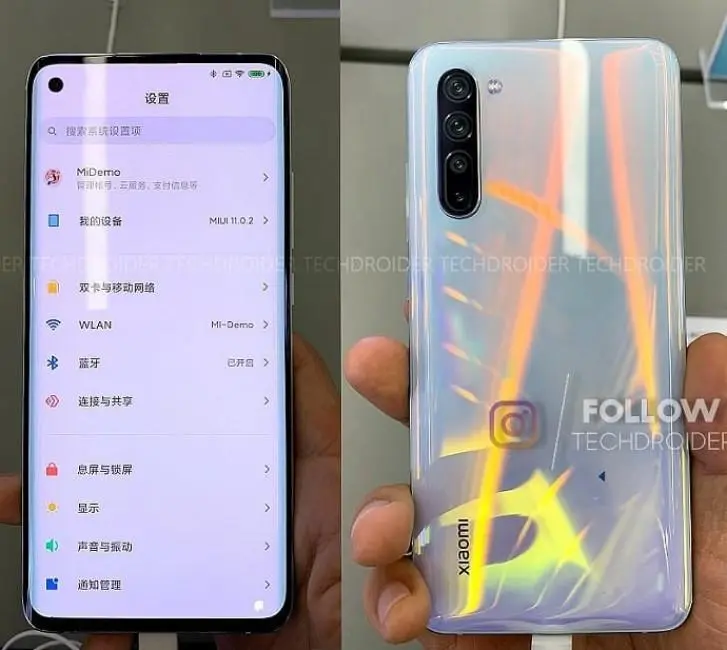 Xiaomi Mi 10 появился на живых фото и промо-постере. Выглядит по-разному