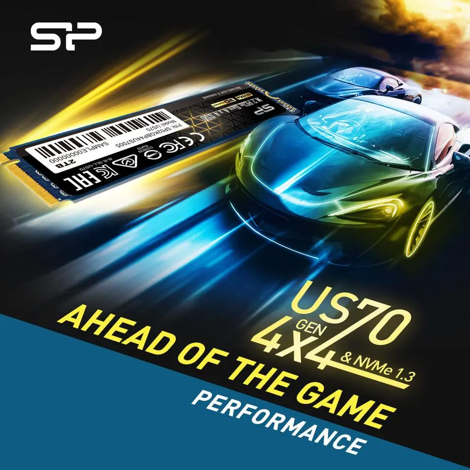 По твоему это удар? Вот это удар — анонсирован Silicon Power US70 PCIe Gen 4×4 SSD