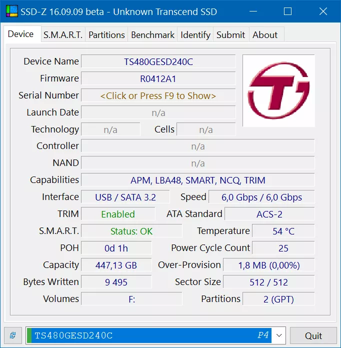 Тест-драйв внешнего SSD Transcend ESD240C 480 Гб