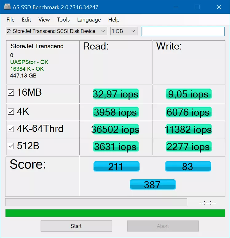 Тест-драйв внешнего SSD Transcend ESD240C 480 Гб