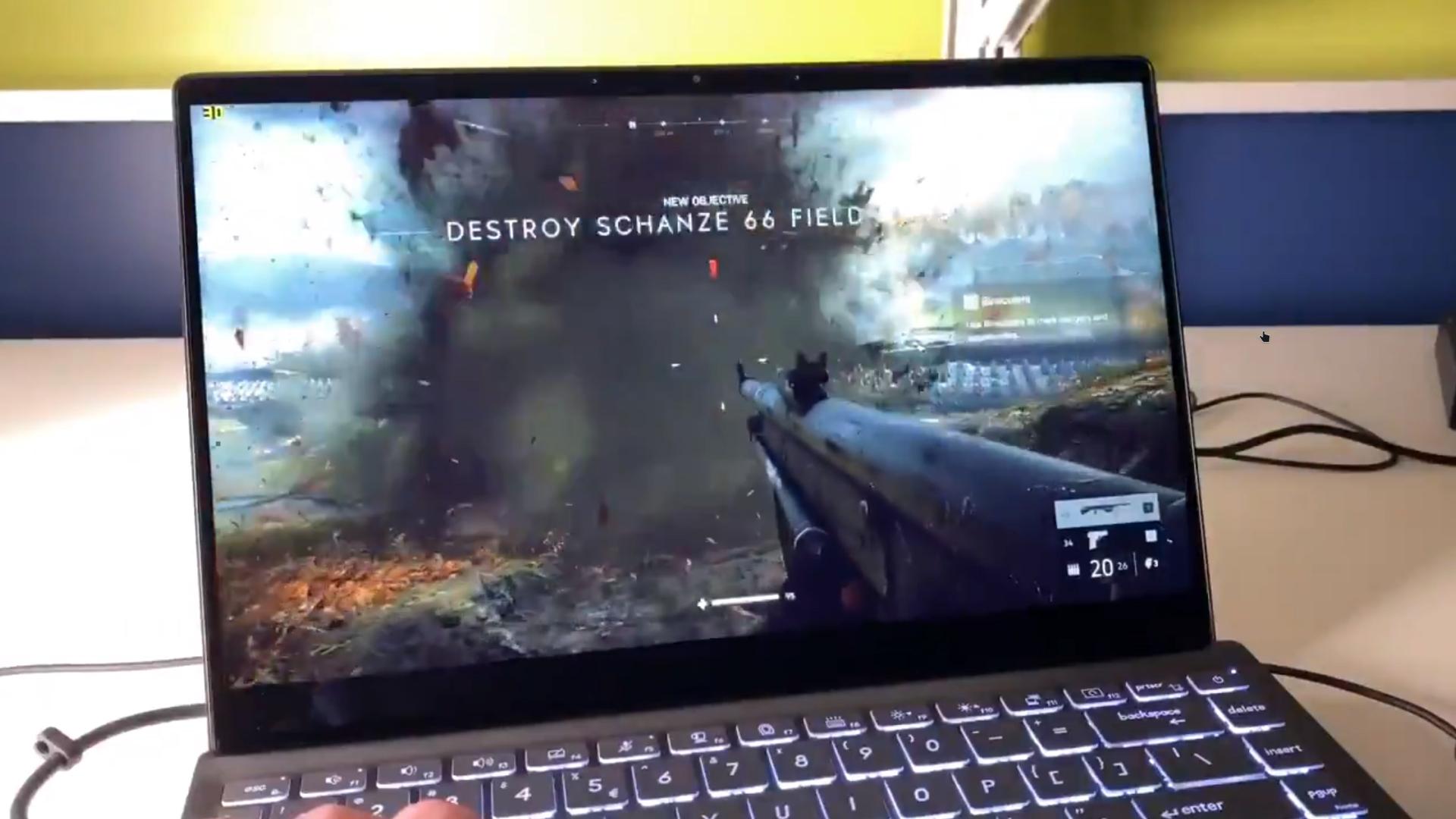 Встроенная видеокарта Intel показывает класс в Battlefield V