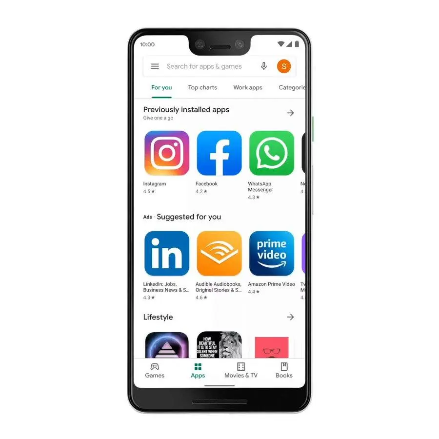 Как включить тёмную тему оформления в Google Play Store?