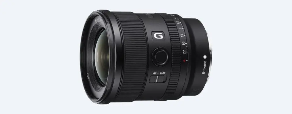 Новый объектив Sony FE 20 мм F1,8 G с фиксированным фокусным расстоянием