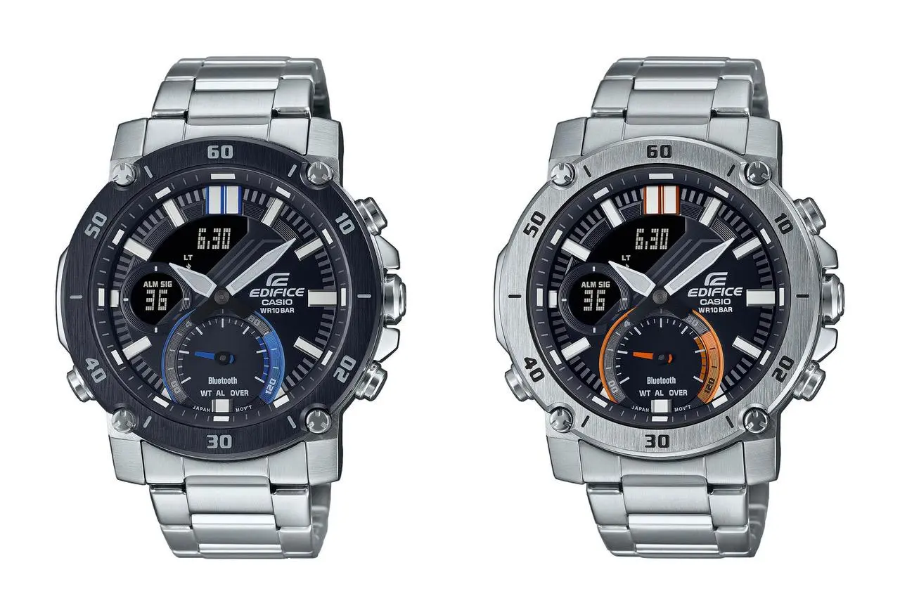 Casio осваивает новые цвета в линейке Edifice ECB