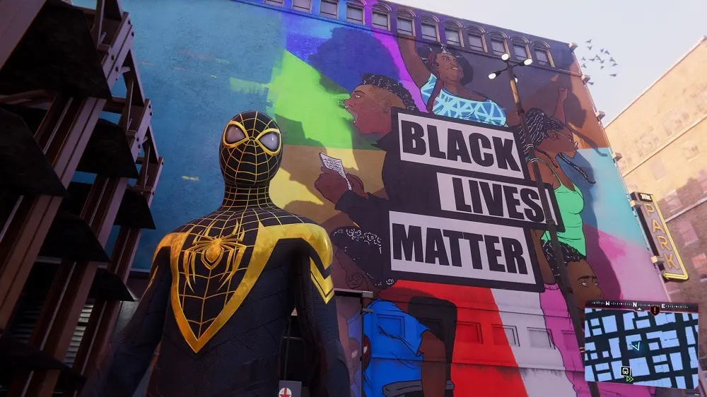 Политика в играх. В игре про Человека-паука появилось движение Black Lives Matter