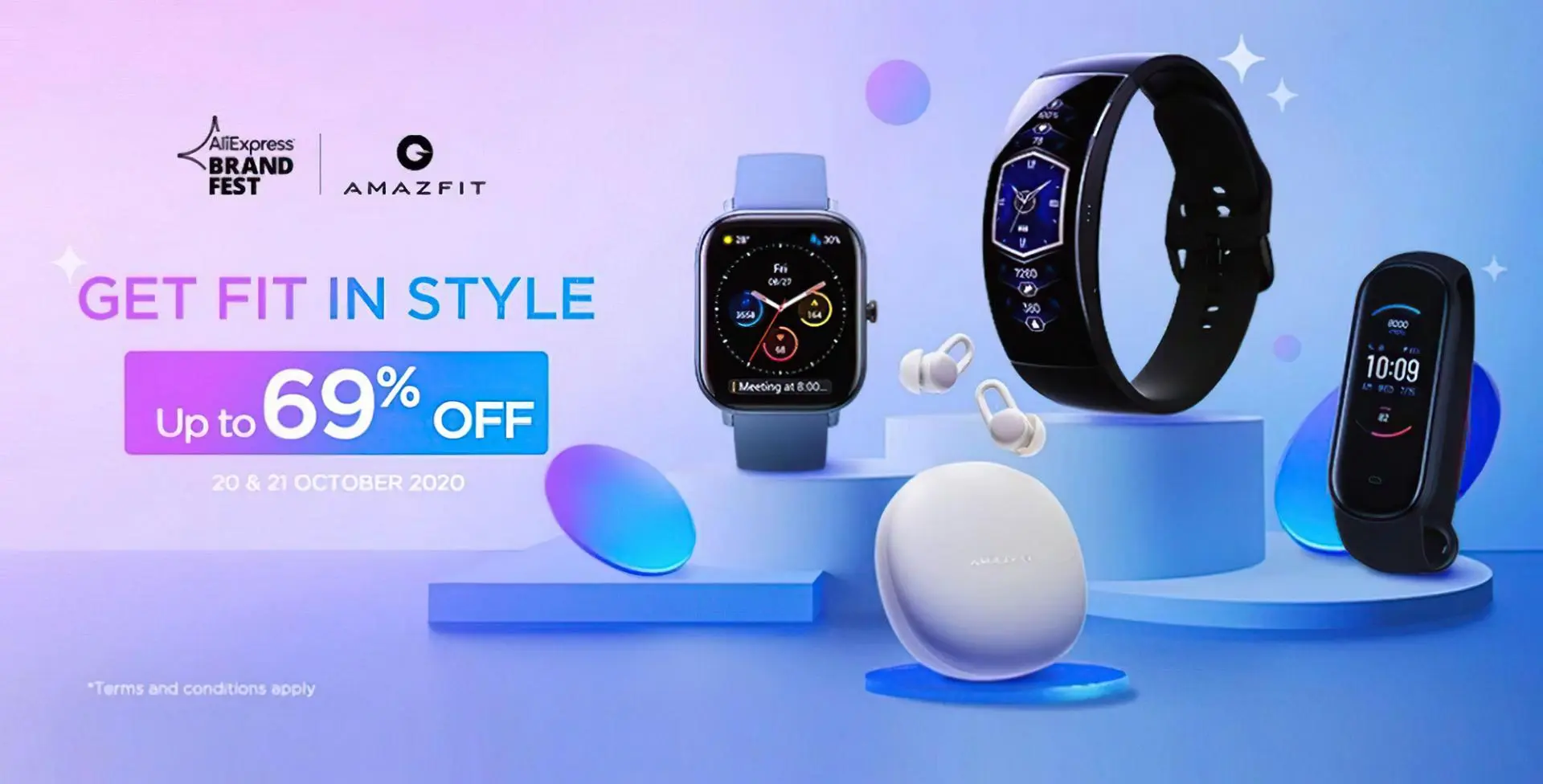 Amazfit проводит 2-дневную распродажу гаджетов на Aliexpress