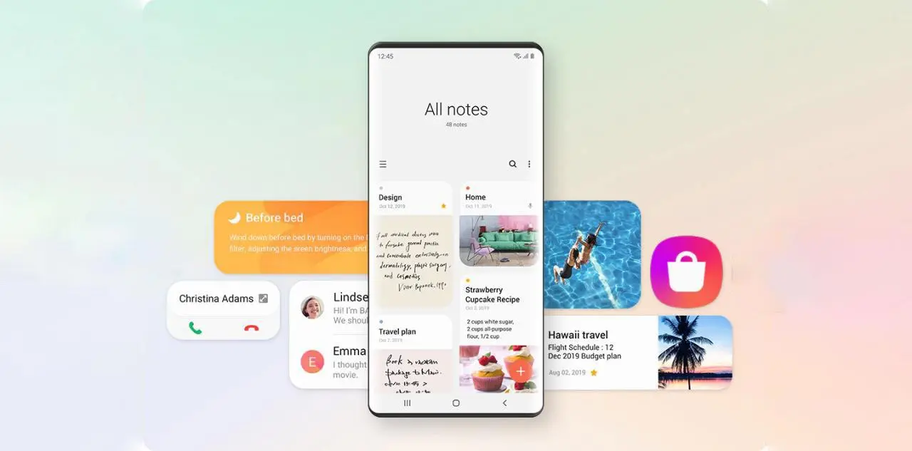 Обновлённые приложения из One UI 3.0 можно установить на смартфоны Samsung с UI 2.0