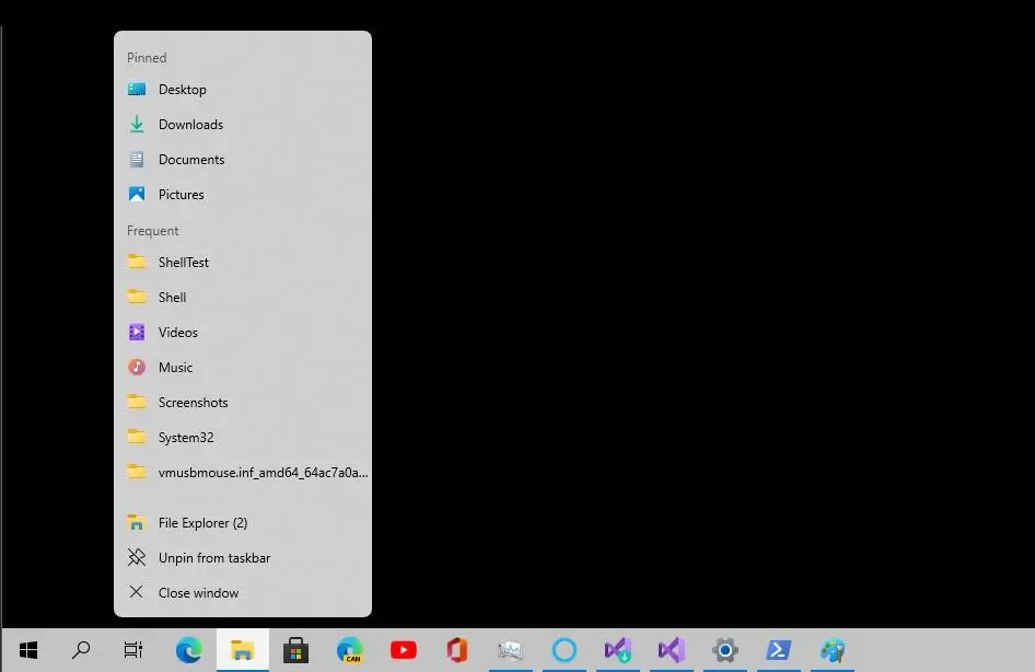 Новый внешний вид контекстных меню Windows 10 уже на скриншотах