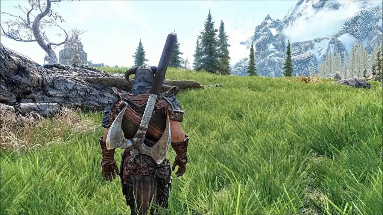 Что будет если установить 600 модов на Skyrim. Результат показали в ролике