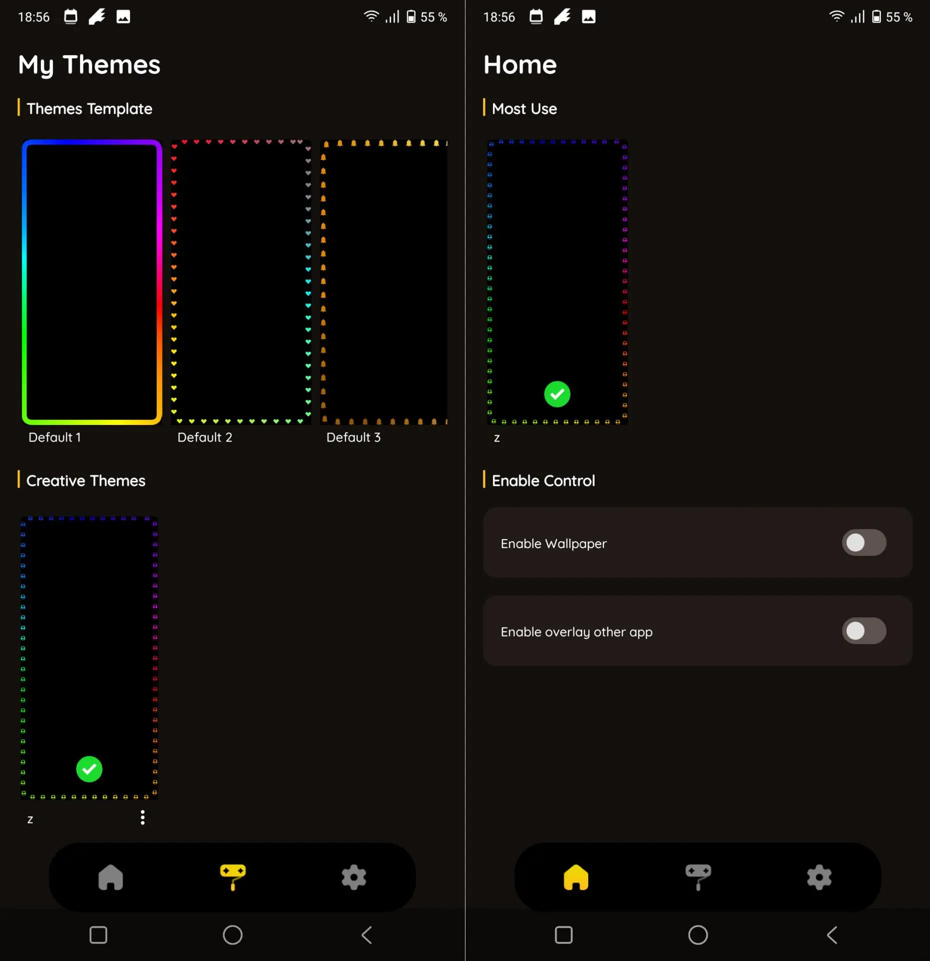Android может быть весёлым — Edge Lightning Colors