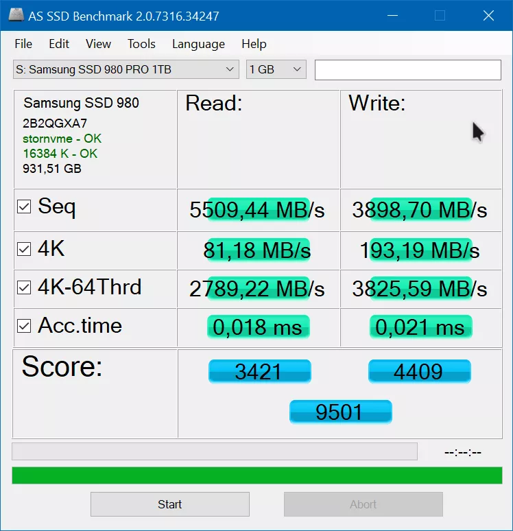 Тест-драйв SSD Samsung 980 Pro
