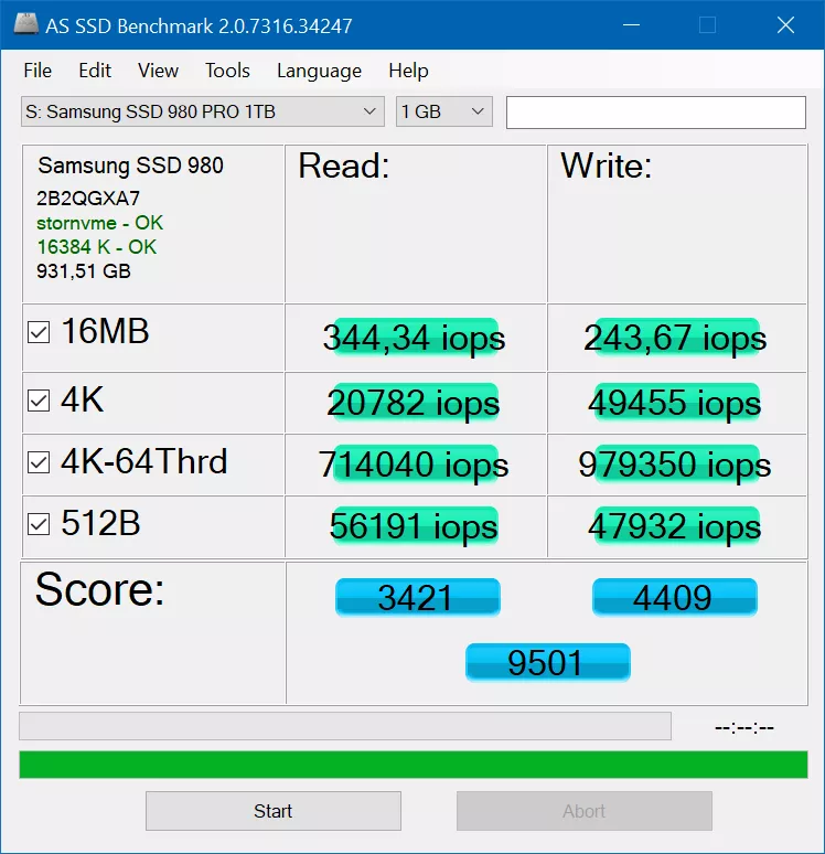 Тест-драйв SSD Samsung 980 Pro