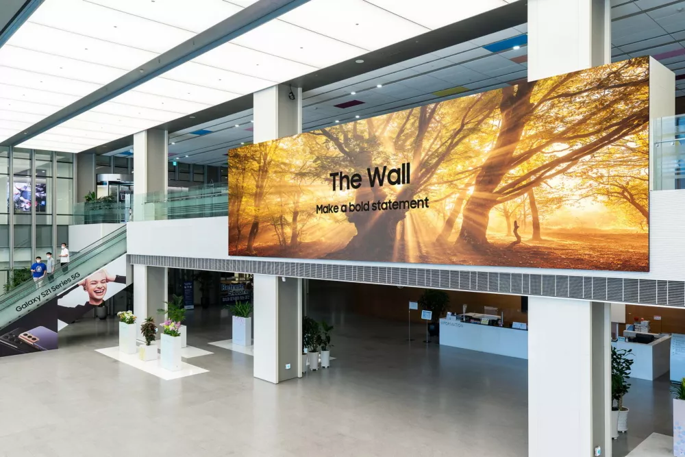 Телевизор The Wall от компании SAMSUNG вышел в обновленной версии
