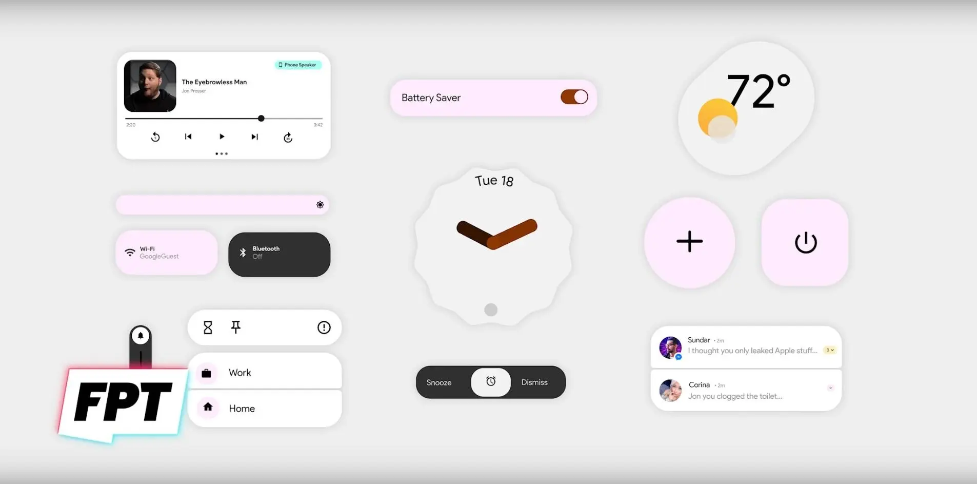 Появилось ещё больше скриншотов Android 12